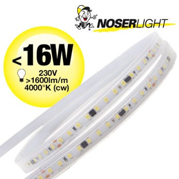 NOSER LED-Strip 230V, 4000K, kaltweiss, IP65