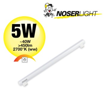 NOSER LED  Linienlampe S14s, 5,5W, 450lm, 2700K, 300mm, dimmbar