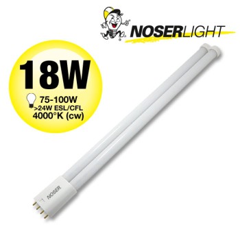 NOSEC-L/LED, 2G11, 18W, 4000?K, matt,