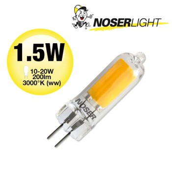 NOSER LED-Stiftsockel G4, 1.5W, 200lm, 360°, 3000K