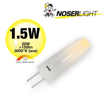 NOSER LED G4, 1.5W, 150lm, 12V, 2700K - blanc chaud, dimmable
