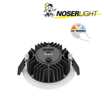 NOSER LED Downlight CCT, 10W, white