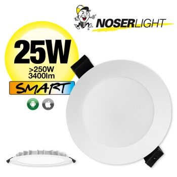 NOSER SMART LED Einbauleuchte 25W, Tunable white & DIM, weiss