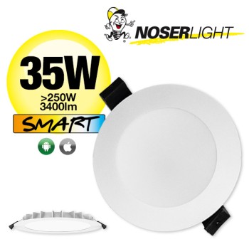 NOSER SMART LED Einbauleuchte 35W, Tunable white & DIM, weiss