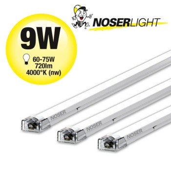 NOSER LED-STICK opal, 9W, 720lm, 120?, DC24V, 4000?K - blanc, dimmable