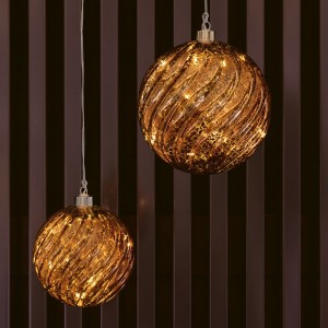 Glass Ball Brown 12