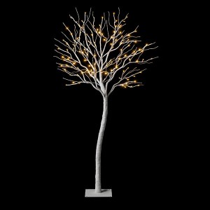 Fairytale Tree 150 white , 138LED ww, H150cm, 24V/6W- 3m lead wire , indoor&outdoor, whitewarm-white