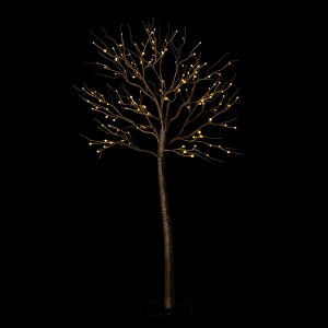 Fairytale Tree 150 brown, 138LED ww, H150cm, 24V/6W - 3m lead wire , indoor&outdoor, brown, warm-white