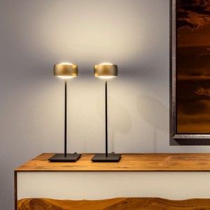 OLIGO LED Table Luminaire GRACE, matt gold