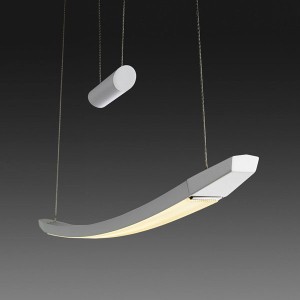 OLIGO LED Pendant luminaire LISGO SKY, matt white