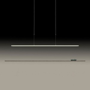 OLIGO LED Pendant luminaire LISGO SKY STRAIGHT, matt black