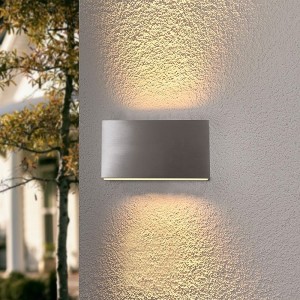 LED wall light BOX, aluminium