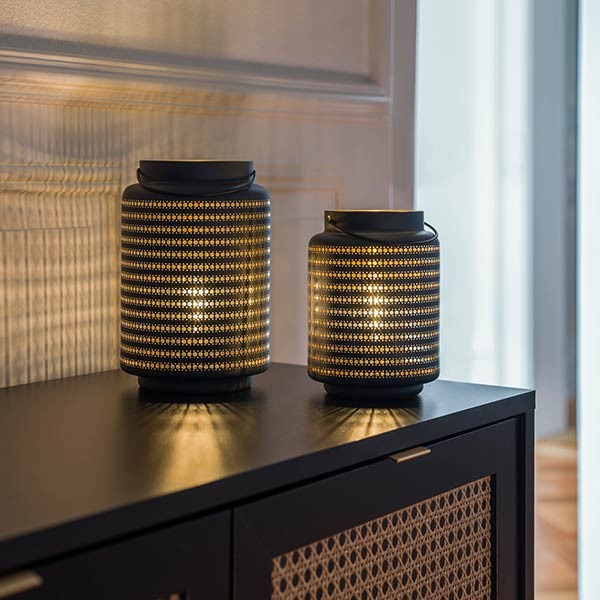 Cozy Lantern M black