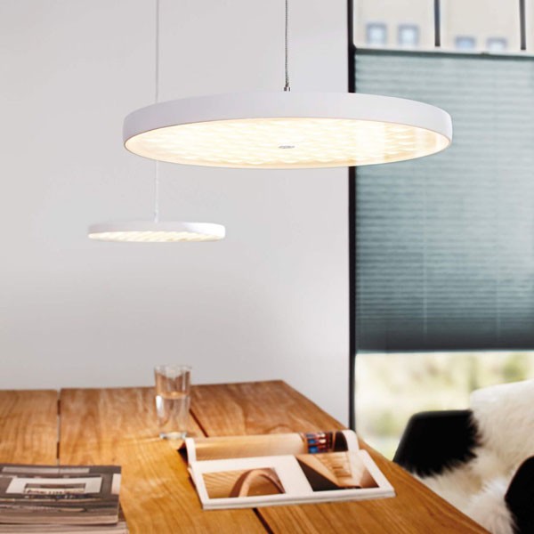 OLIGO LED Pendant luminaire DECENT MAX, 1 light, matt white