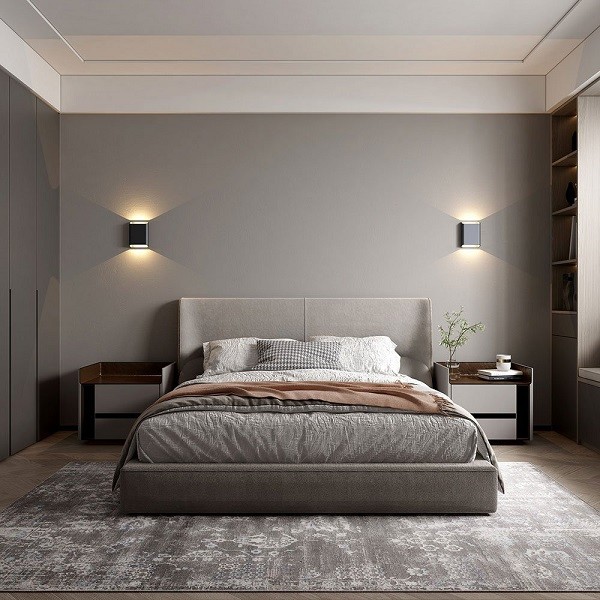 LED wall light DIAZ S, black