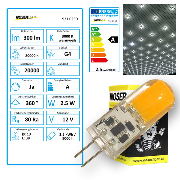 LED G4 - dimmable to replace your halogenes!